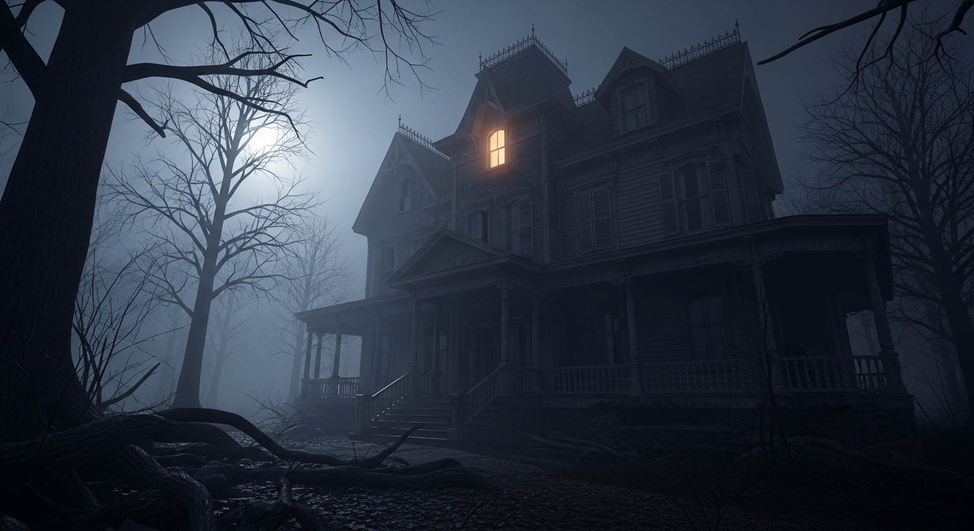 The house at night